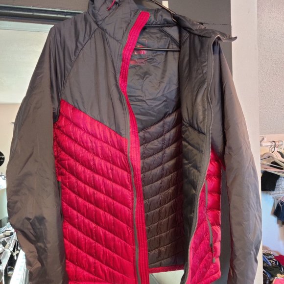 Men's Medium The North Face Down Hooded Jacket - Picture 3 of 9